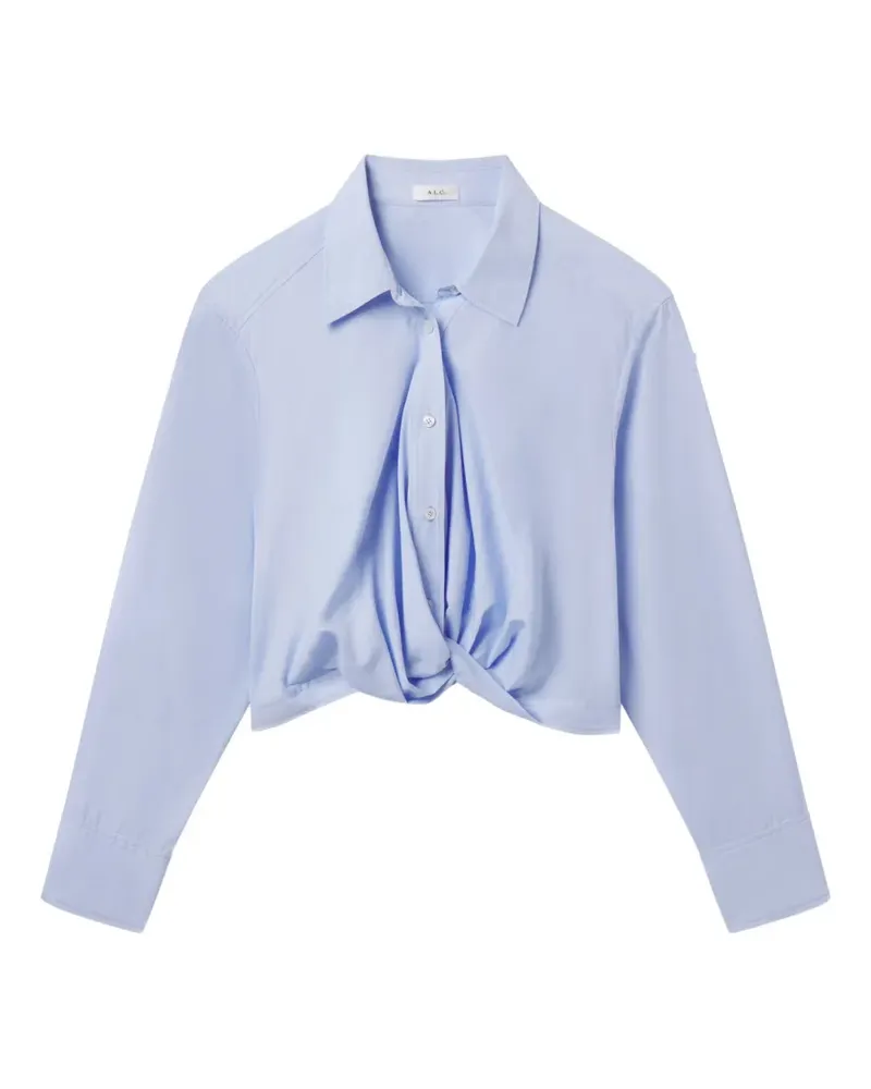 A.L.C. A C. Leo knotted shirt - Blau Blau