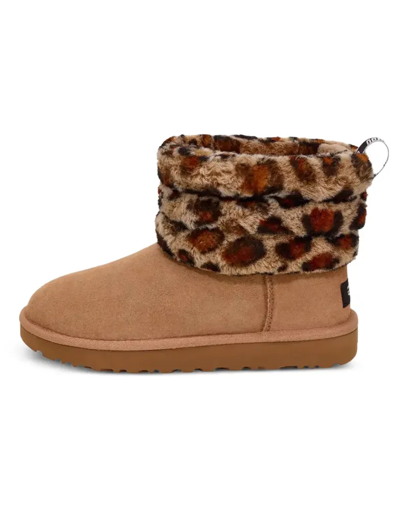 UGG Gesteppte Fluff Mini Stiefel - Nude Nude