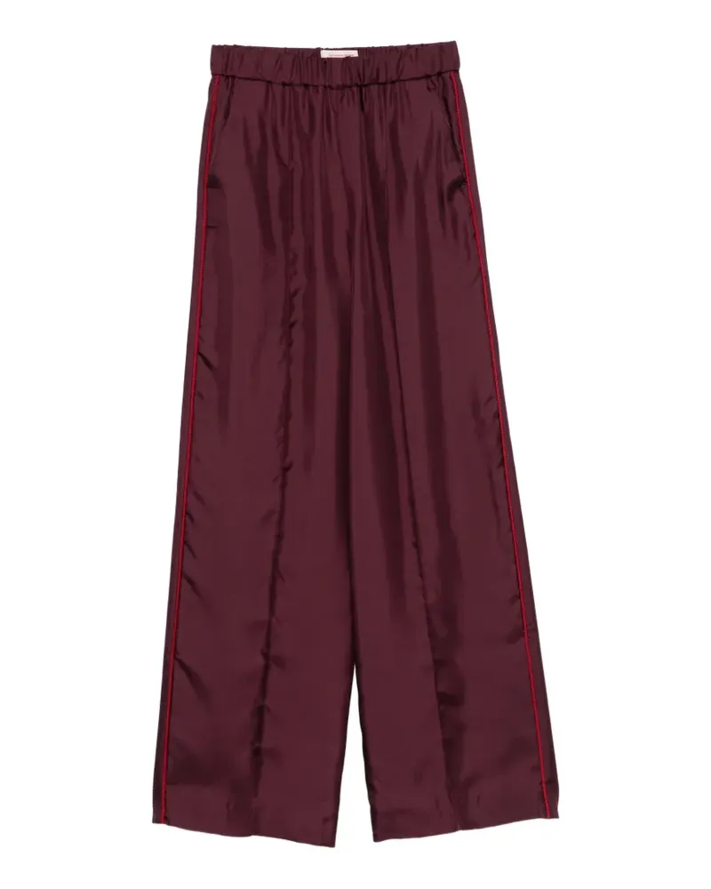 For Restless Sleepers elasticated-waistband palazzo pants - Rot Rot