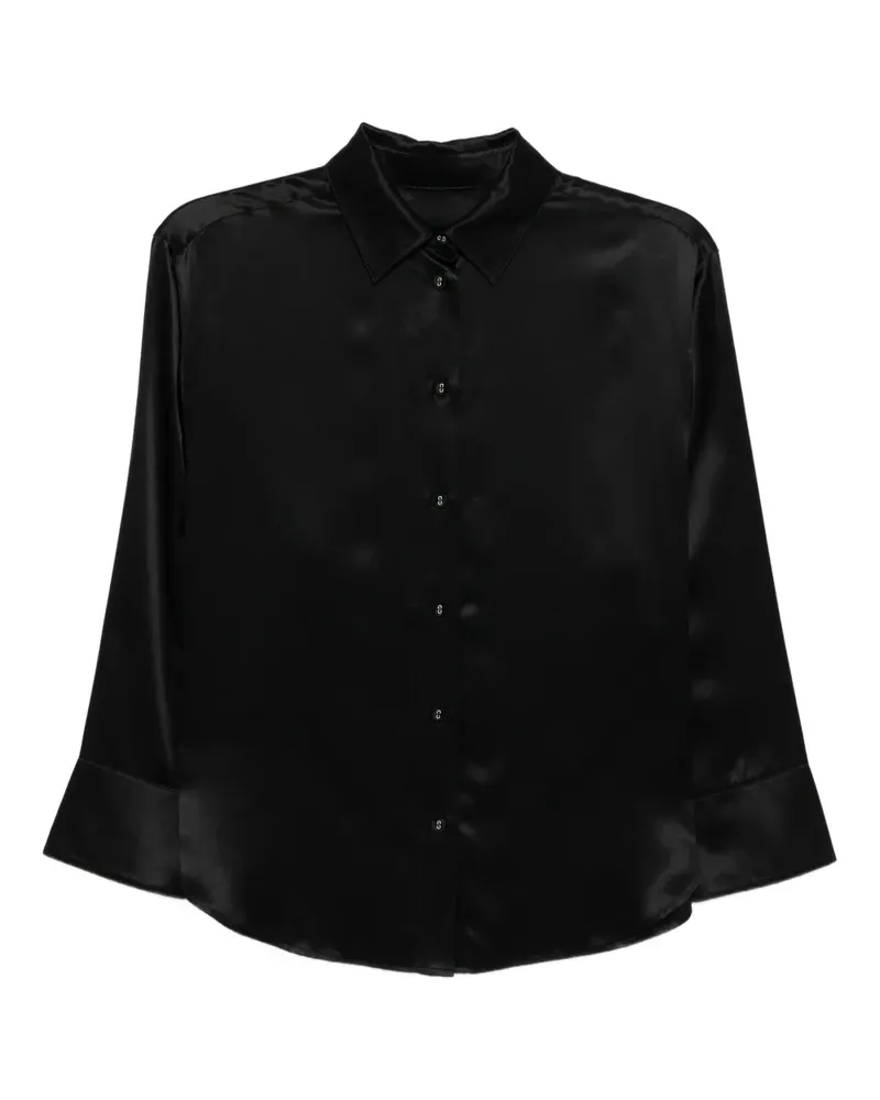 Fleur Of England Fleur de Jour Pyjama-Oberteil - Schwarz Schwarz