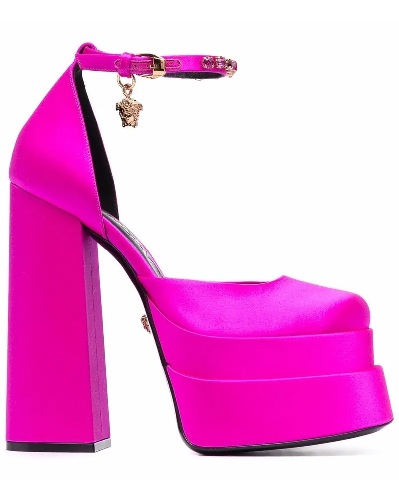 Versace Medusa Head Plateau-Sandalen - Rosa Rosa
