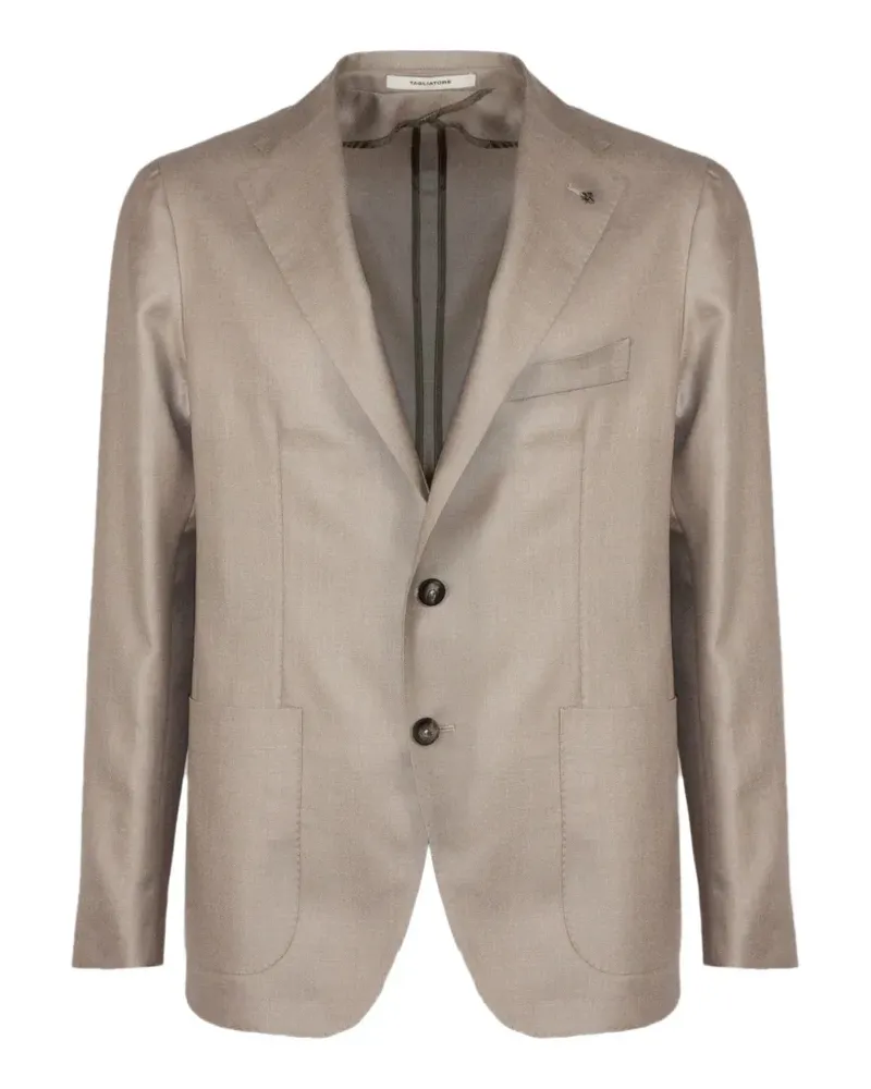 Tagliatore classic lapels blazer - Nude Nude