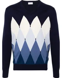 Ballantyne Pullover mit Argyle-Muster Blau