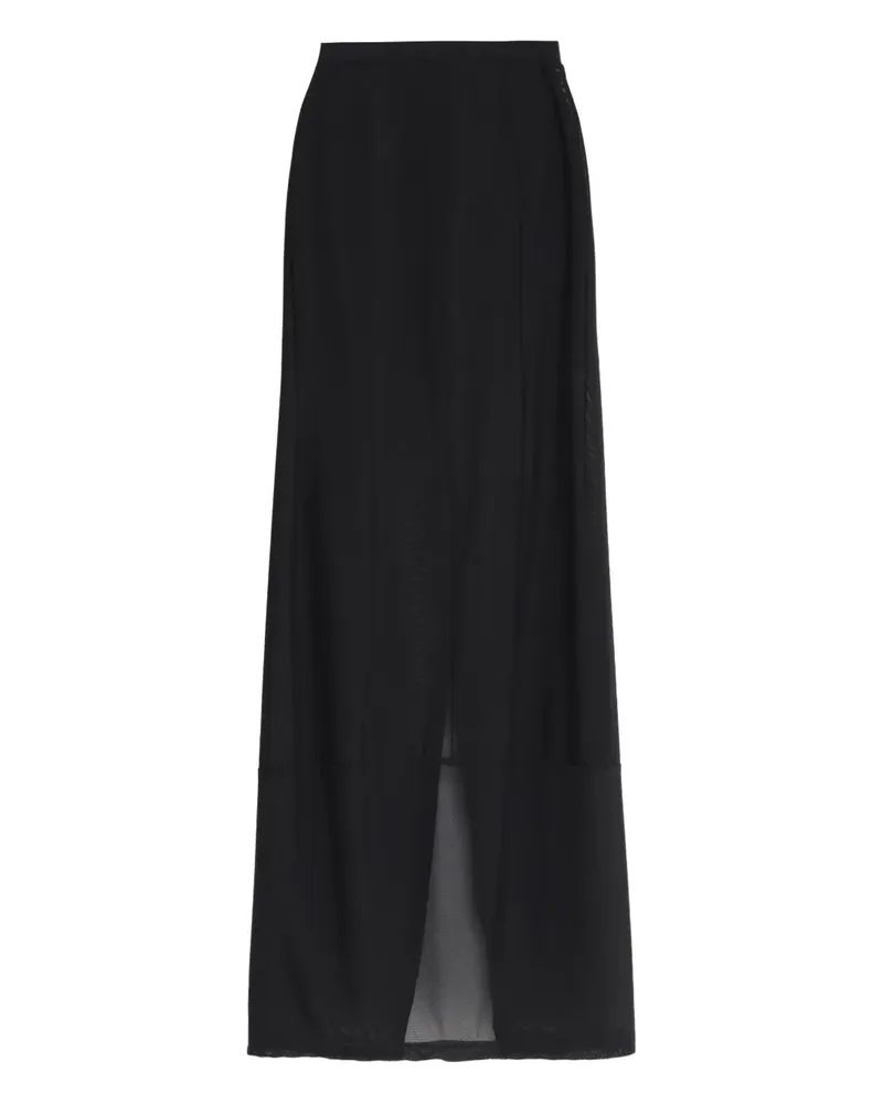 Gloria Coelho blue maxi skirt - Schwarz Schwarz