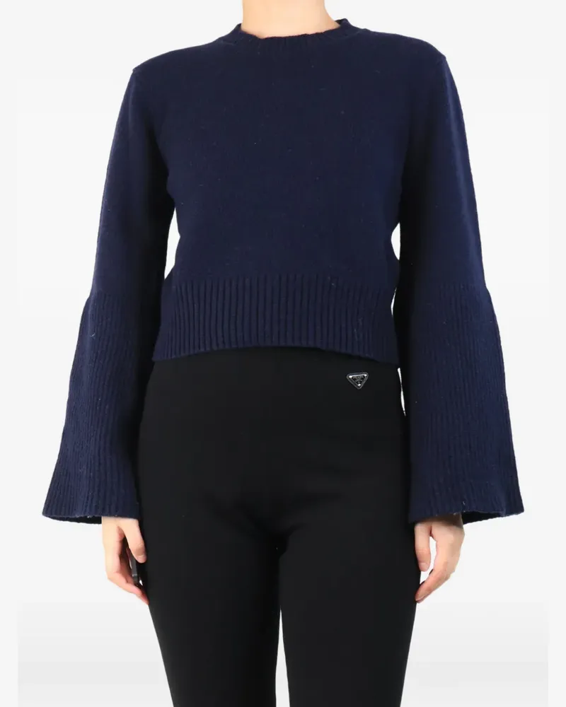 A.L.C. flared-sleeve sweater - Blau Blau