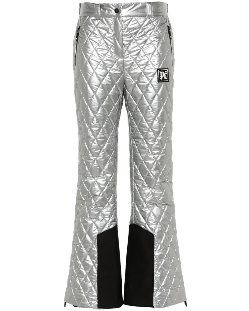 Palm Angels Gesteppte Skihose - Silber Silber