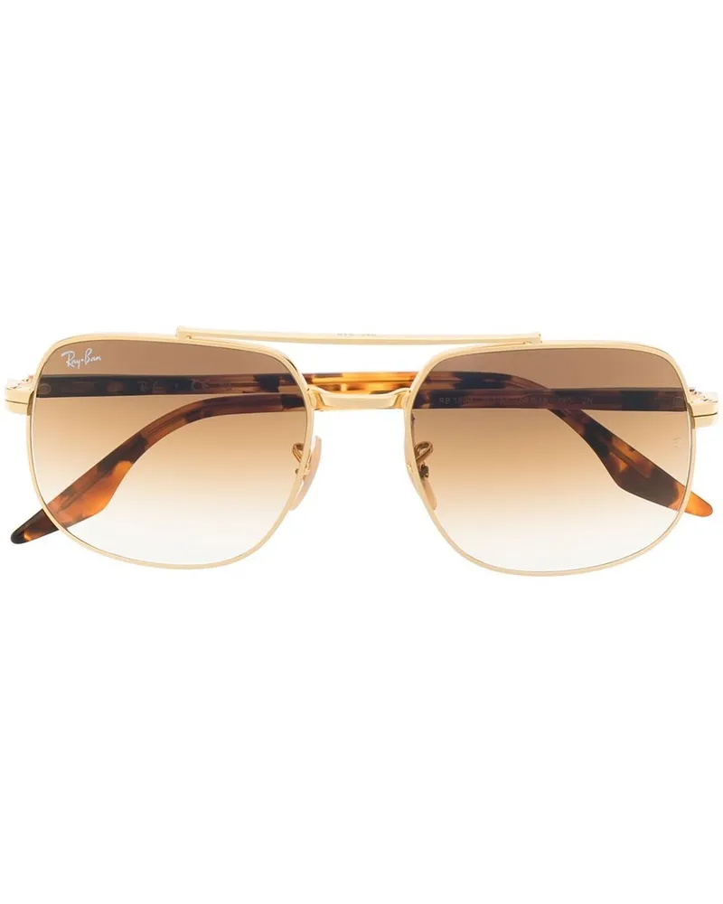 Ray Ban Getönte Pilotenbrille - Gold Gold