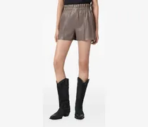 Fran Shorts mit Paperbag-Taille - Braun