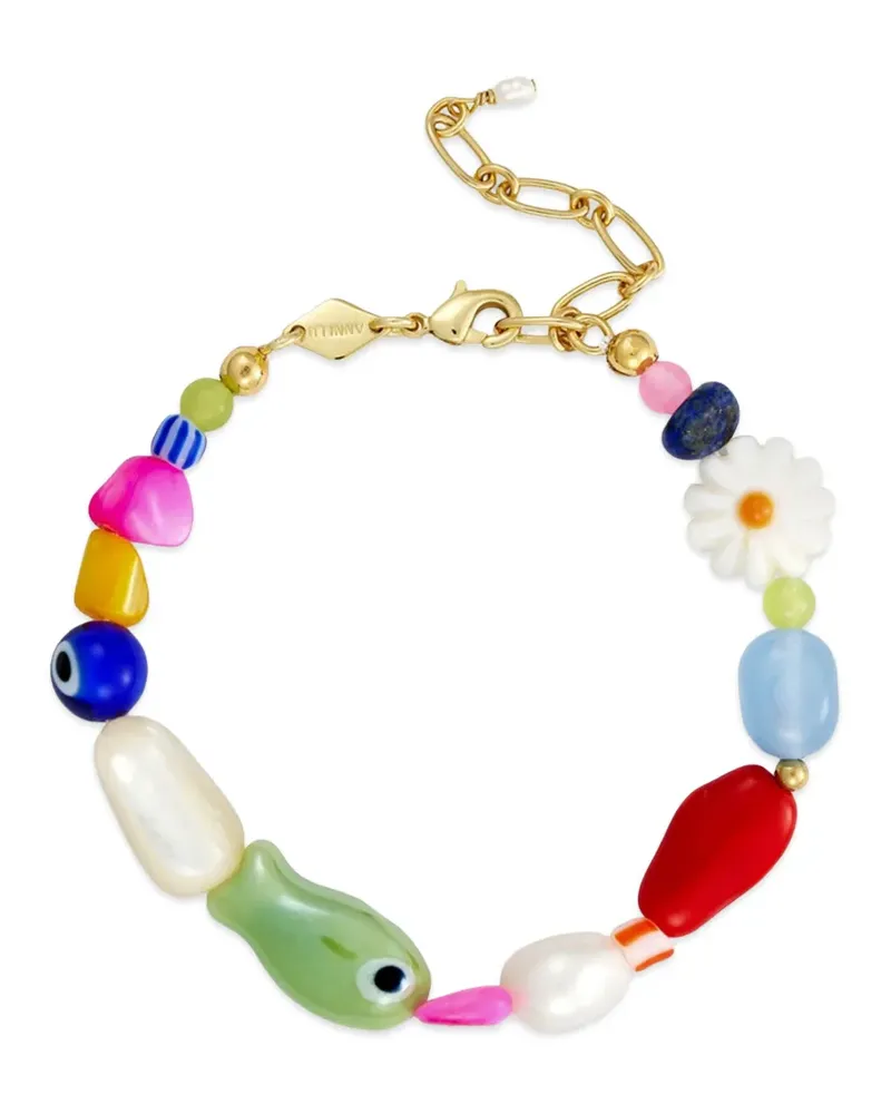 Anni Lu Happy Armband - Gold Gold