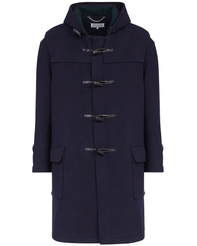 Maison Margiela Mantel mit Kapuze - Blau Blau
