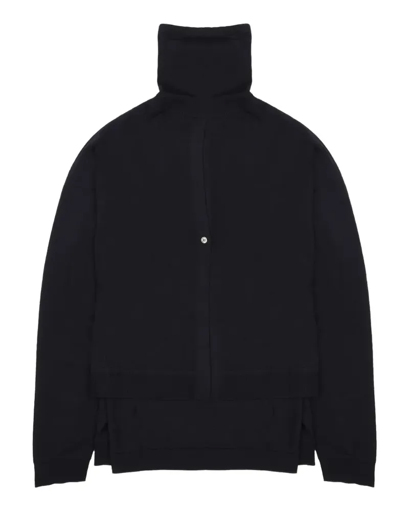 Department 5 Pullover im Layering-Look - Schwarz Schwarz
