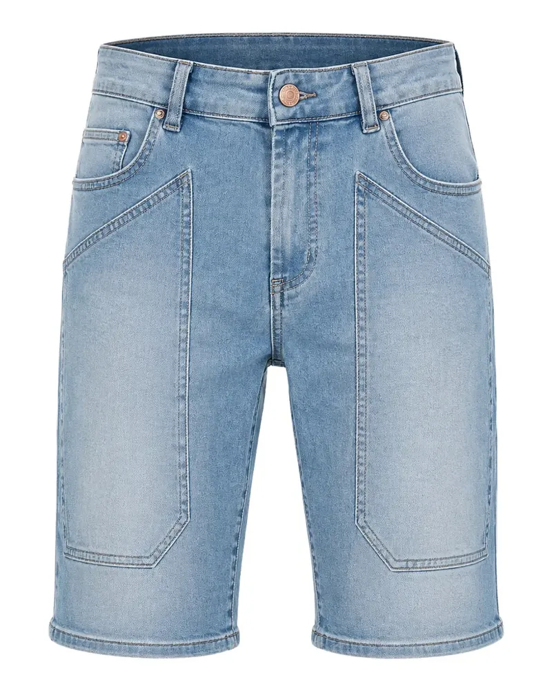 Jeckerson patch-detail denim shorts - Blau Blau