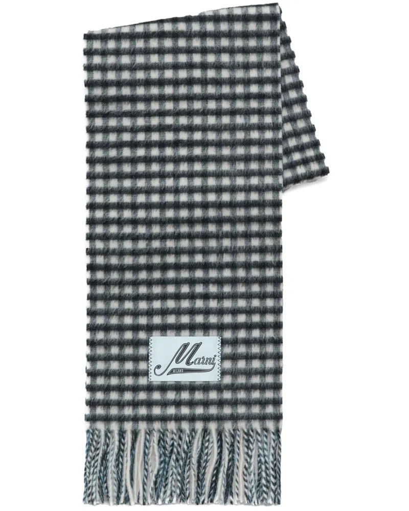 Marni Schal mit Vichy-Karomuster - Schwarz Schwarz
