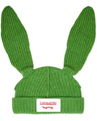 Charles Jeffrey Loverboy Rabbit Beanie Grün