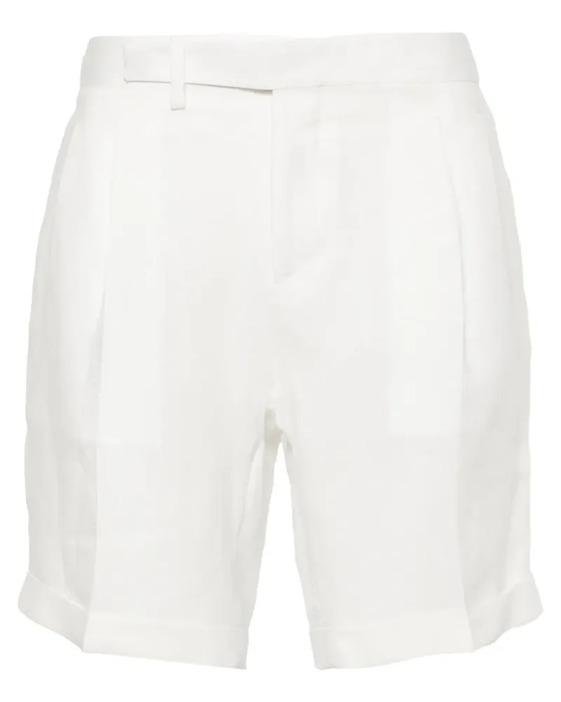 Briglia 1949 Klassische Leinenshorts - Weiß Weiß