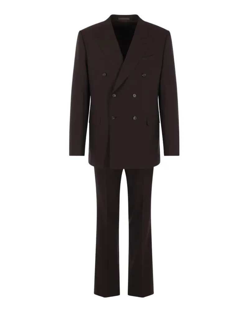 Caruso double-breasted suit - Braun Braun