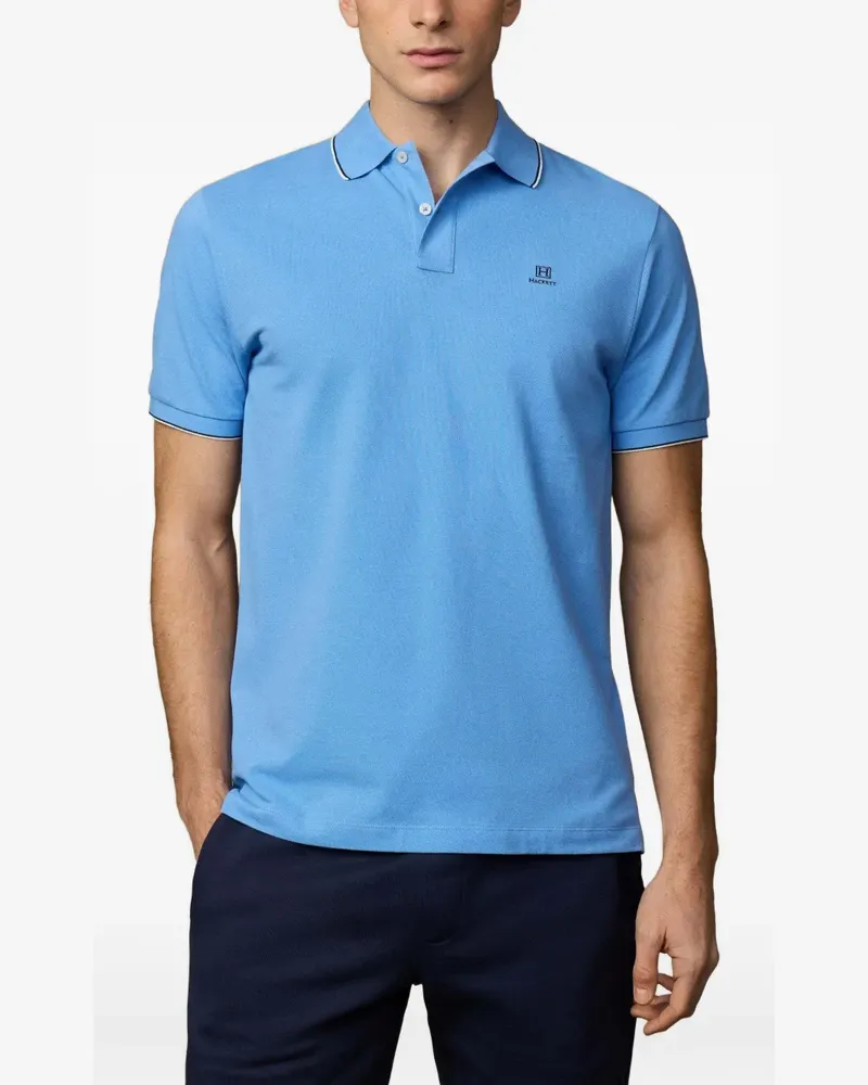 Hackett Heritage H Poloshirt - Blau Blau