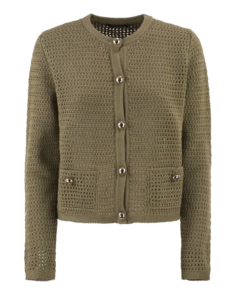 Fabiana Filippi openwork cardigan - Grün Grün