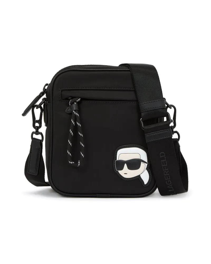 Karl Lagerfeld Ikon Umhängetasche - Schwarz Schwarz