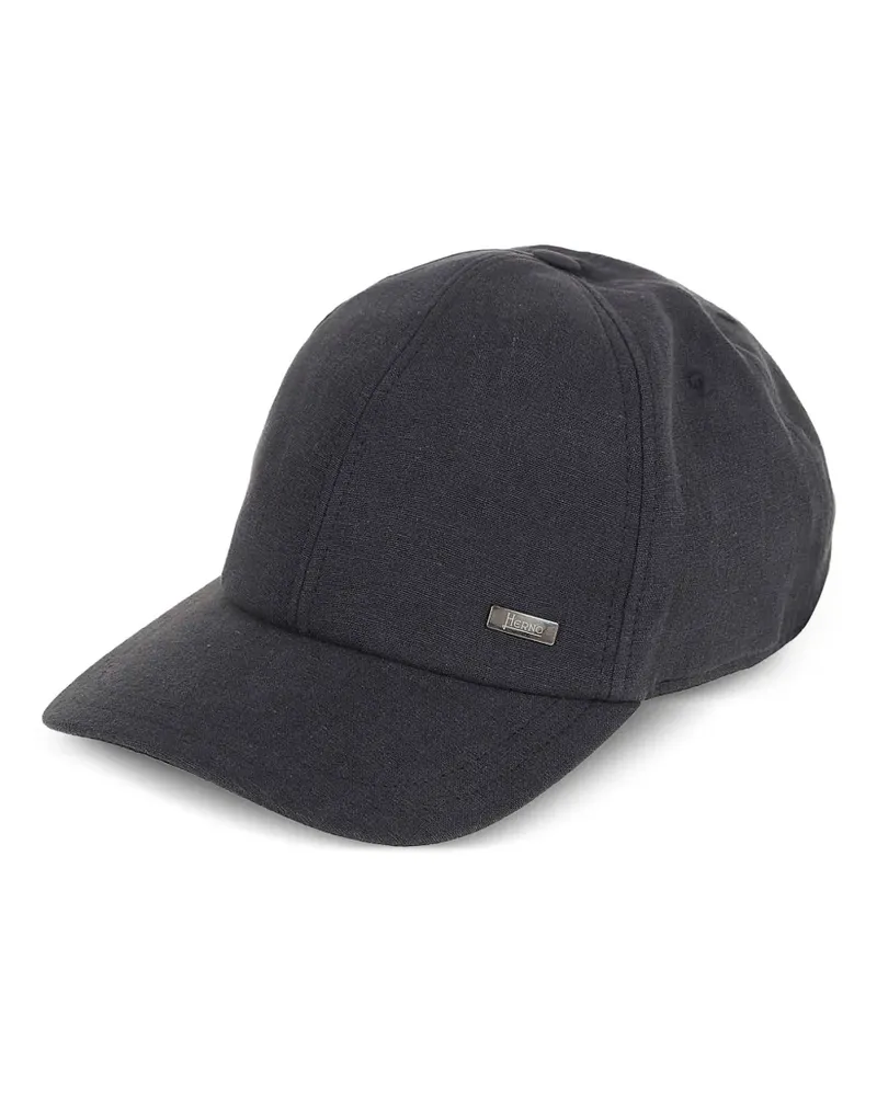 Herno logo baseball hat - Blau Blau