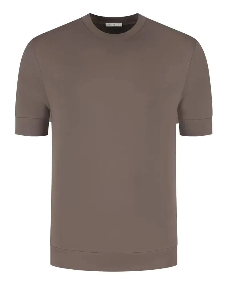 Stefan Brandt Klassisches T-Shirt - Braun Braun