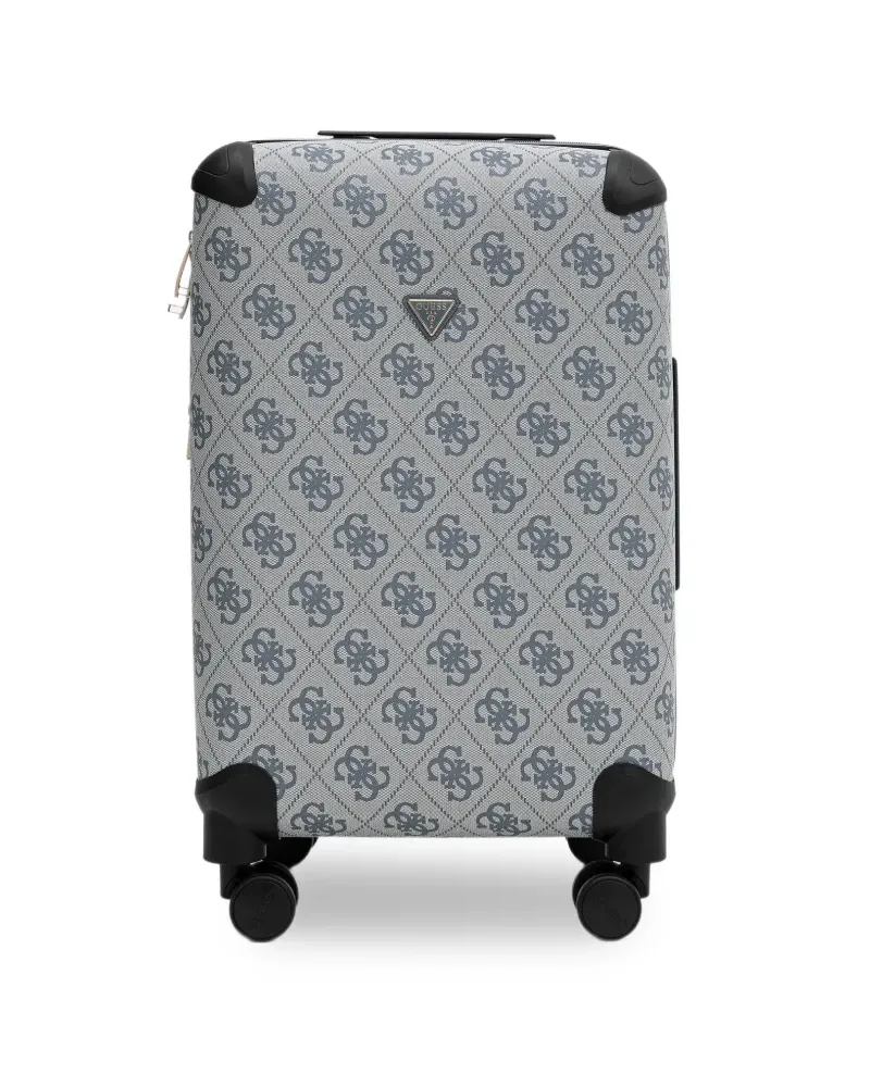 Guess Reisetasche mit Logo-Print - Grau Grau