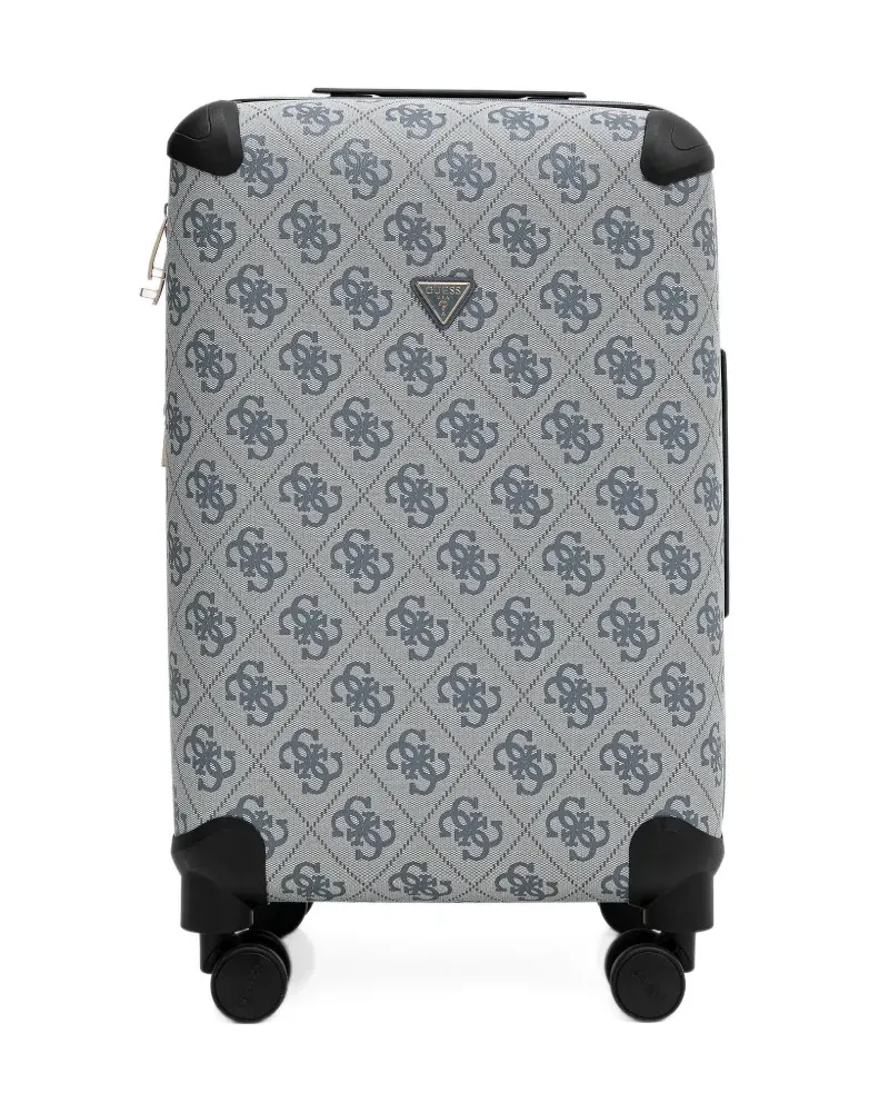 Guess Reisetasche mit Logo-Print - Grau Grau