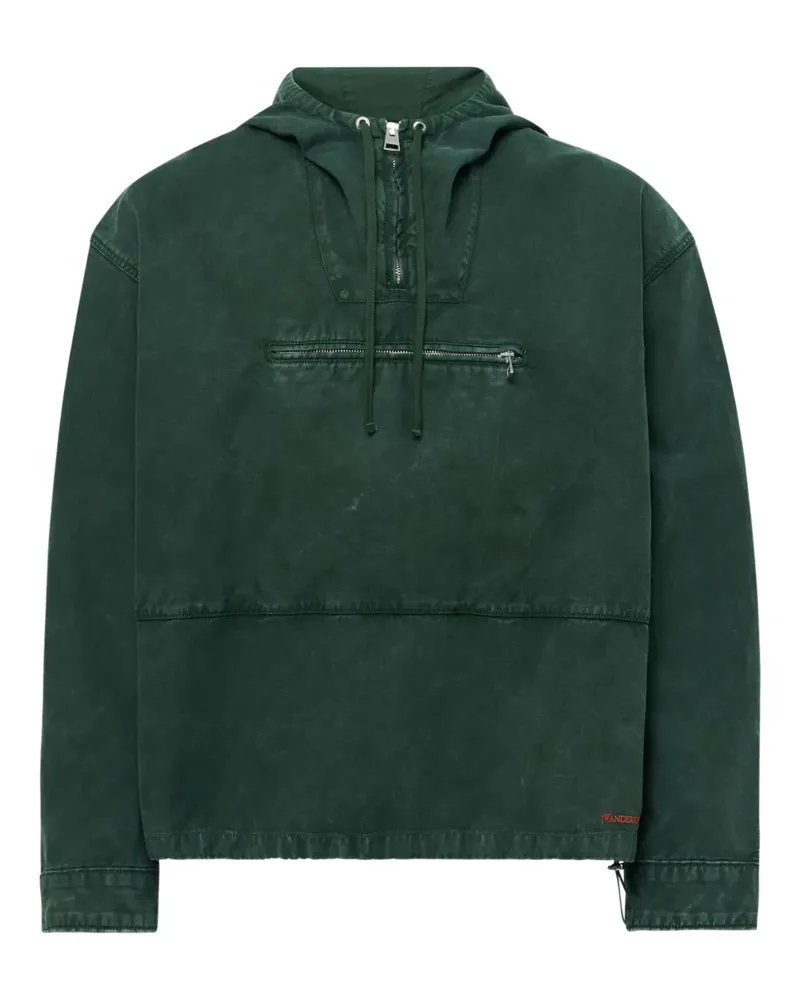J.W.Anderson Kapuzenjacke mit Kordelzug - Grün Grün