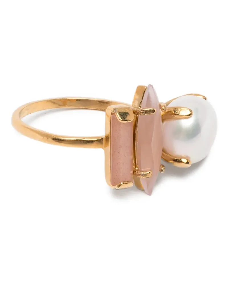 Wouters & Hendrix Ring mit Perlen - Gold Gold