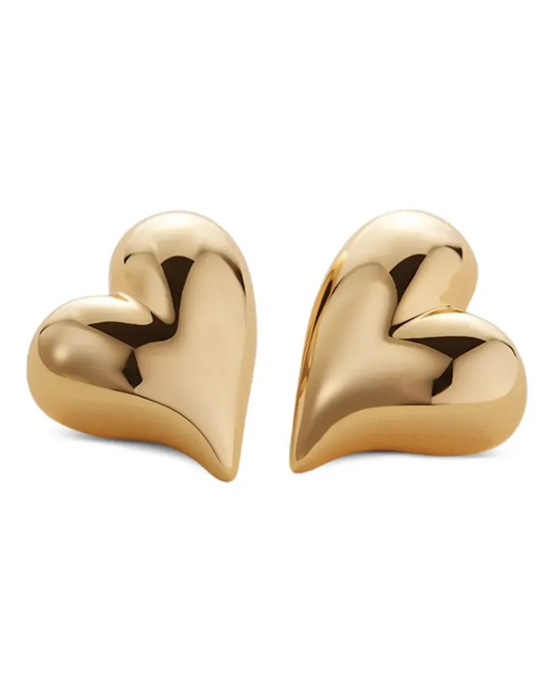 Jenny Bird Art Heart Ohrringe - Gold Gold