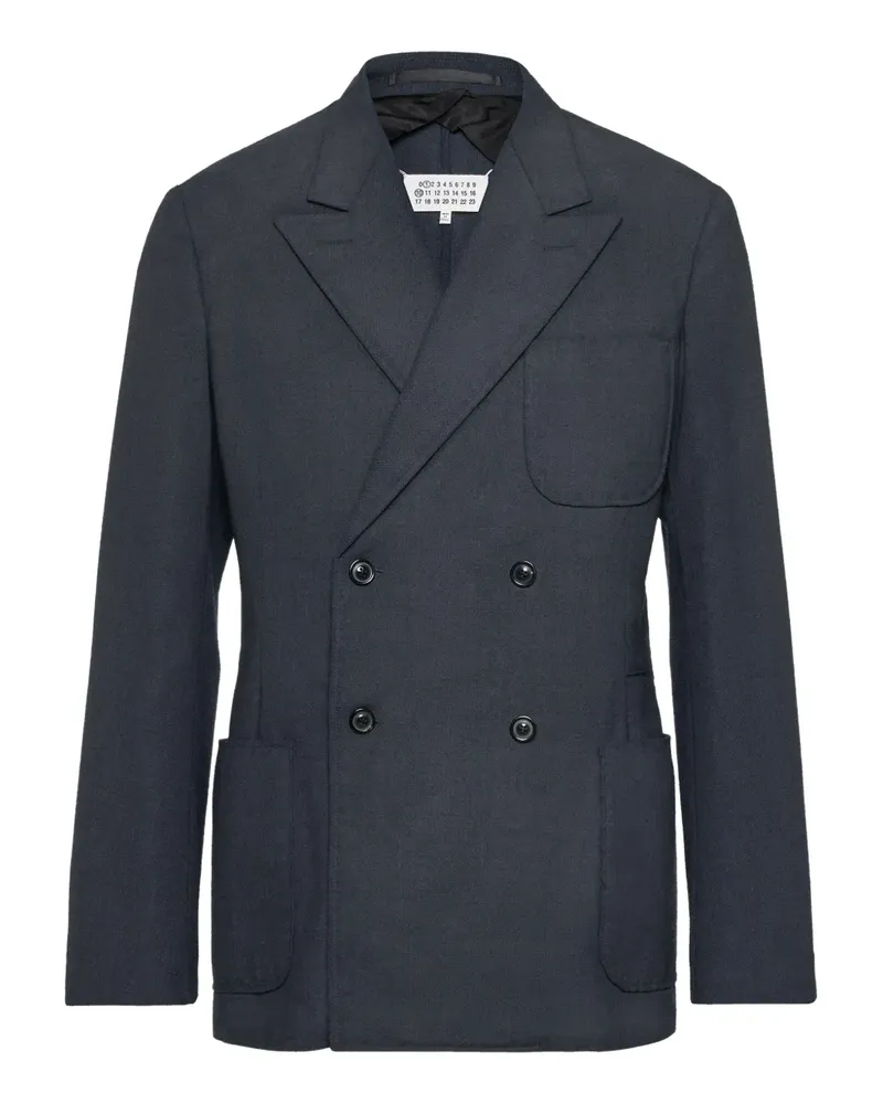 Maison Margiela Doppelreihige Jacke - Grau Grau