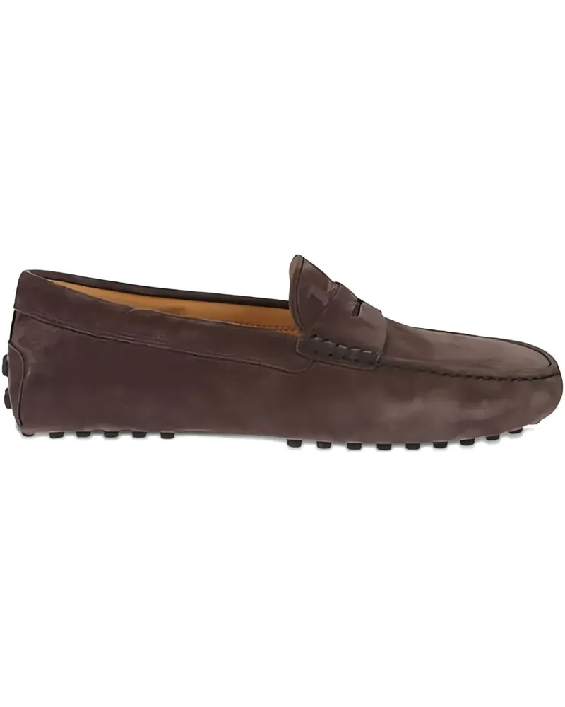 TOD'S Loafer aus Wildleder - Braun Braun