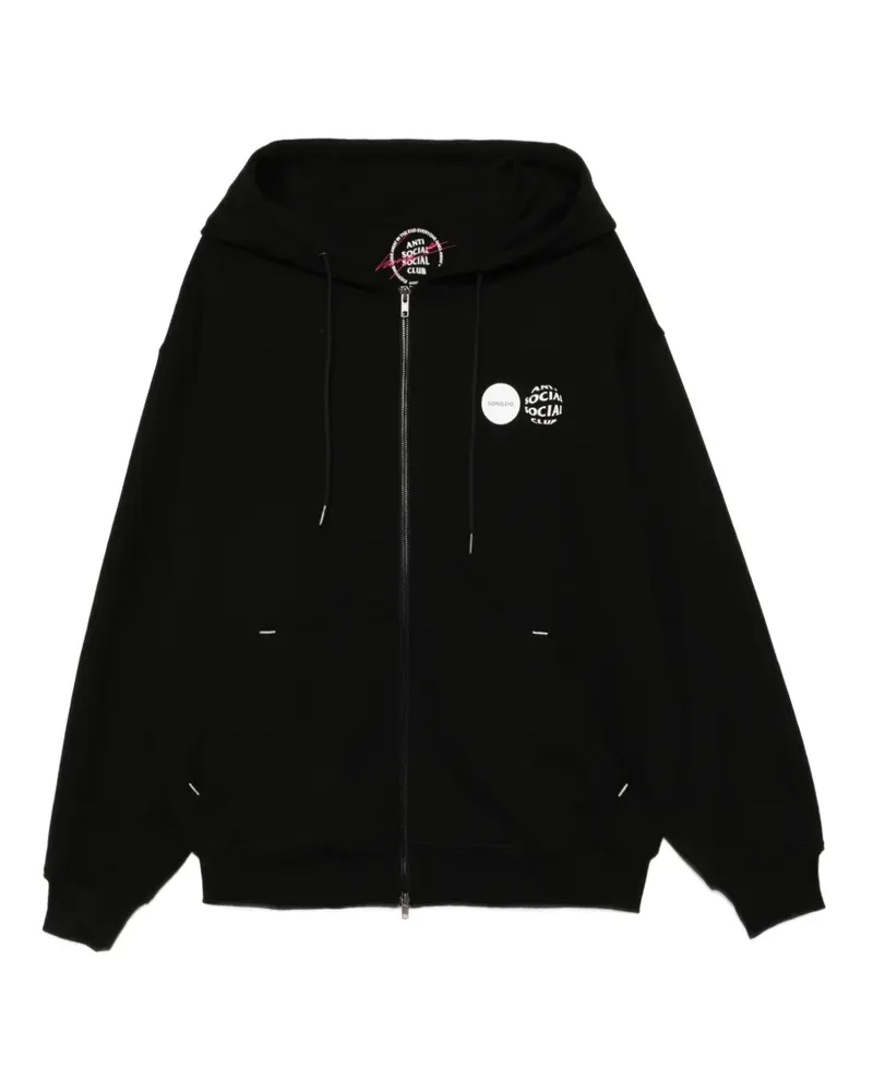 SONGZIO x ASSC zipped hoodie - Schwarz Schwarz