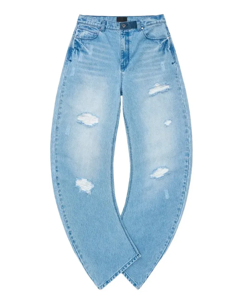 RTA Xander barrel-leg jeans - Blau Blau