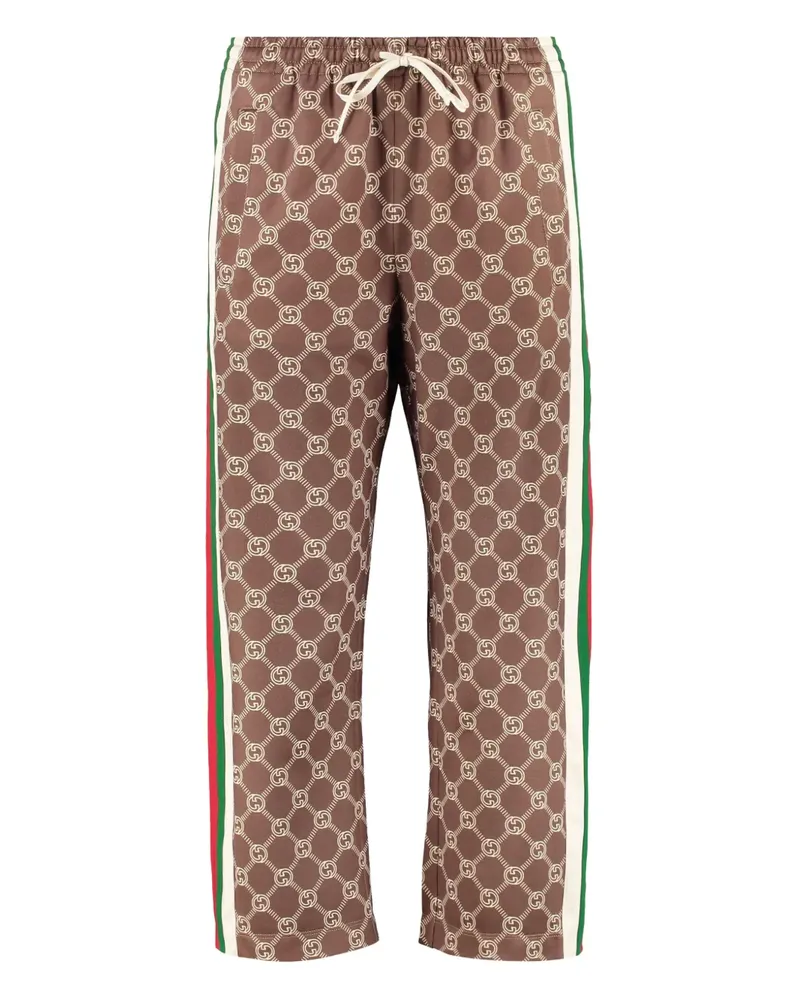 Gucci Jogginghose mit GG - Braun Braun