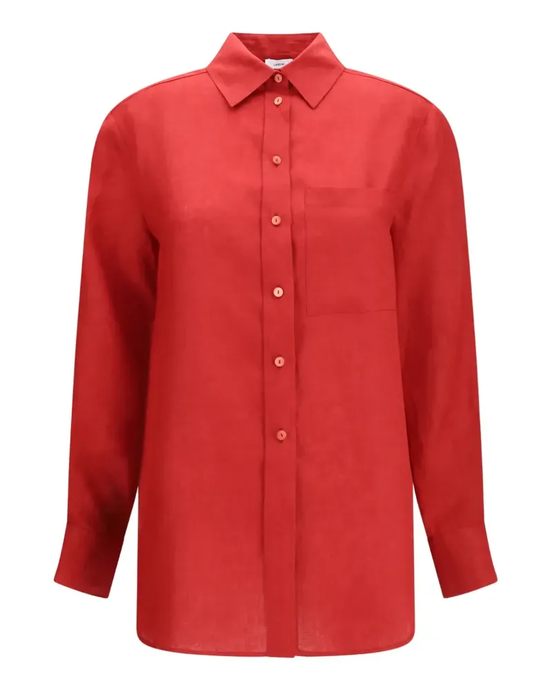 LARDINI pocket buttoned shirt - Rot Rot