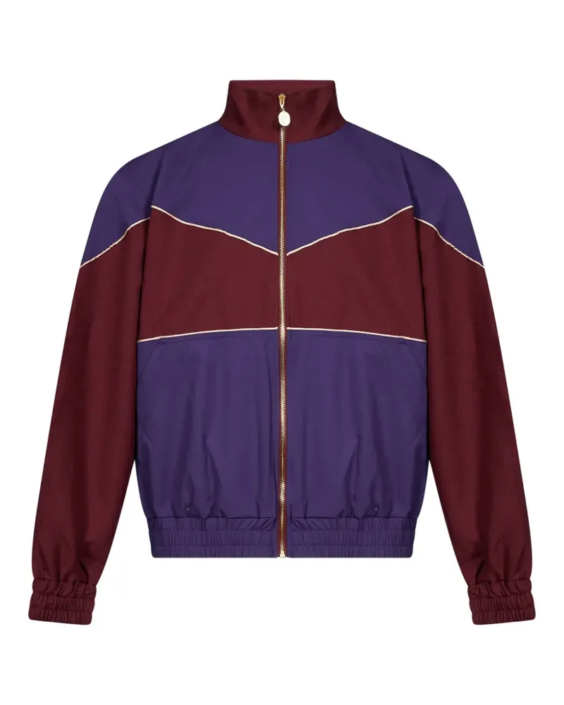 Drôle de Monsieur colour-block zip-up track jacket - Violett Violett