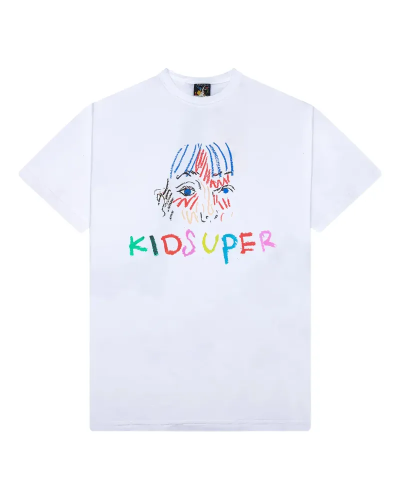 KidSuper T-Shirt mit grafischem Print - Weiß Weiß