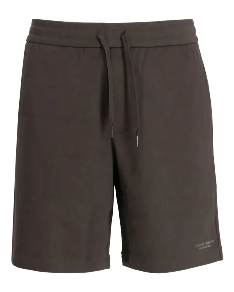 Armani Exchange Shorts mit Kordelzug - Braun Braun