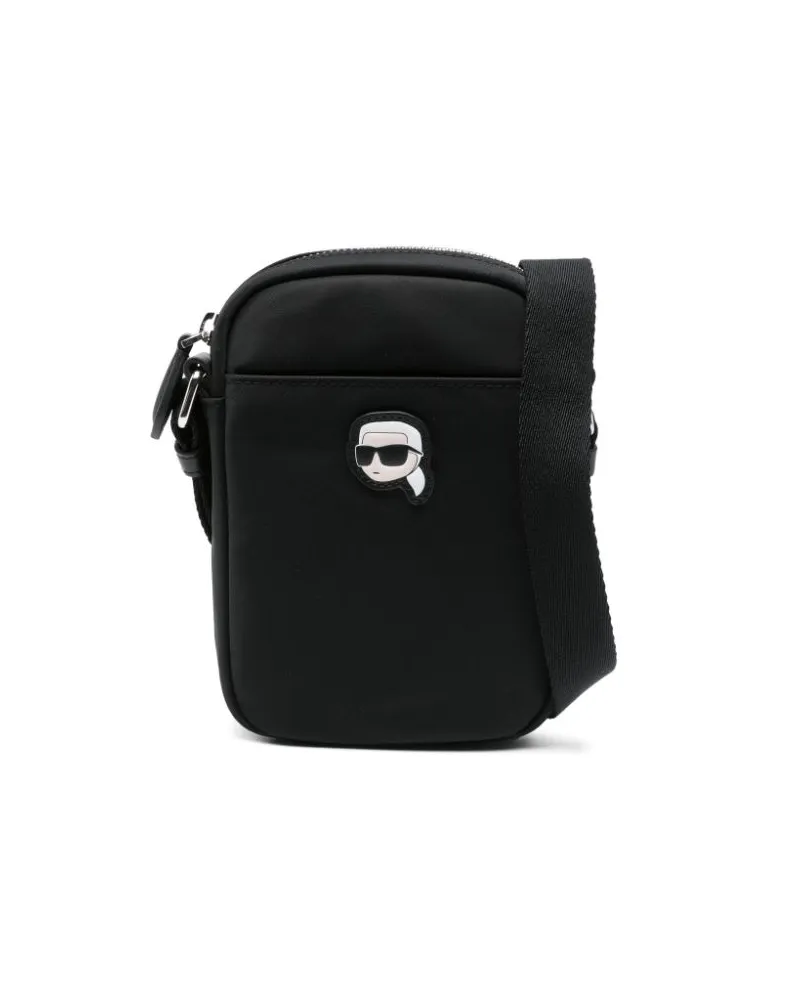 Karl Lagerfeld Ikon Umhängetasche - Schwarz Schwarz