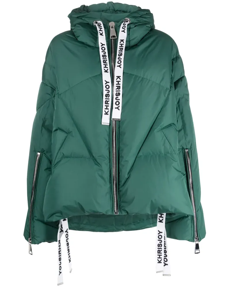 KHRISJOY Gefütterte Khris Iconic Jacke - Grün Grün