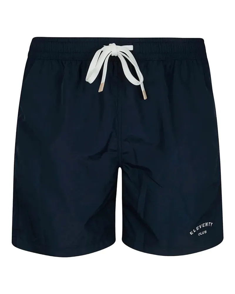 Eleventy drawstring-fastening swim shorts - Blau Blau