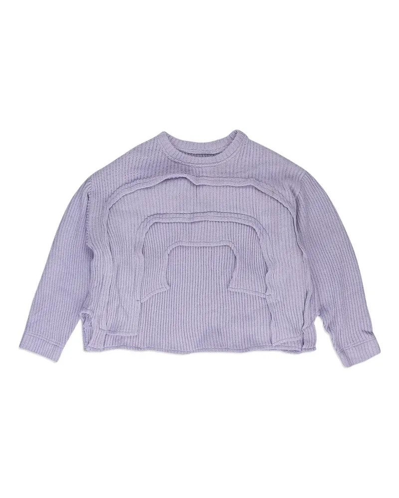 WHO DECIDES WAR Sweatshirt mit Rundhalsausschnitt - Violett Violett