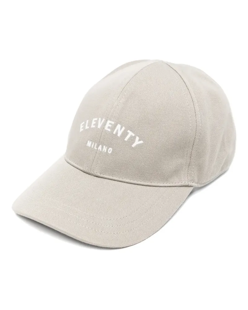 Eleventy Baseballkappe mit Logo - Grün Grün