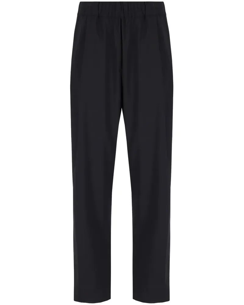 Laneus Plissierte Hose Schwarz