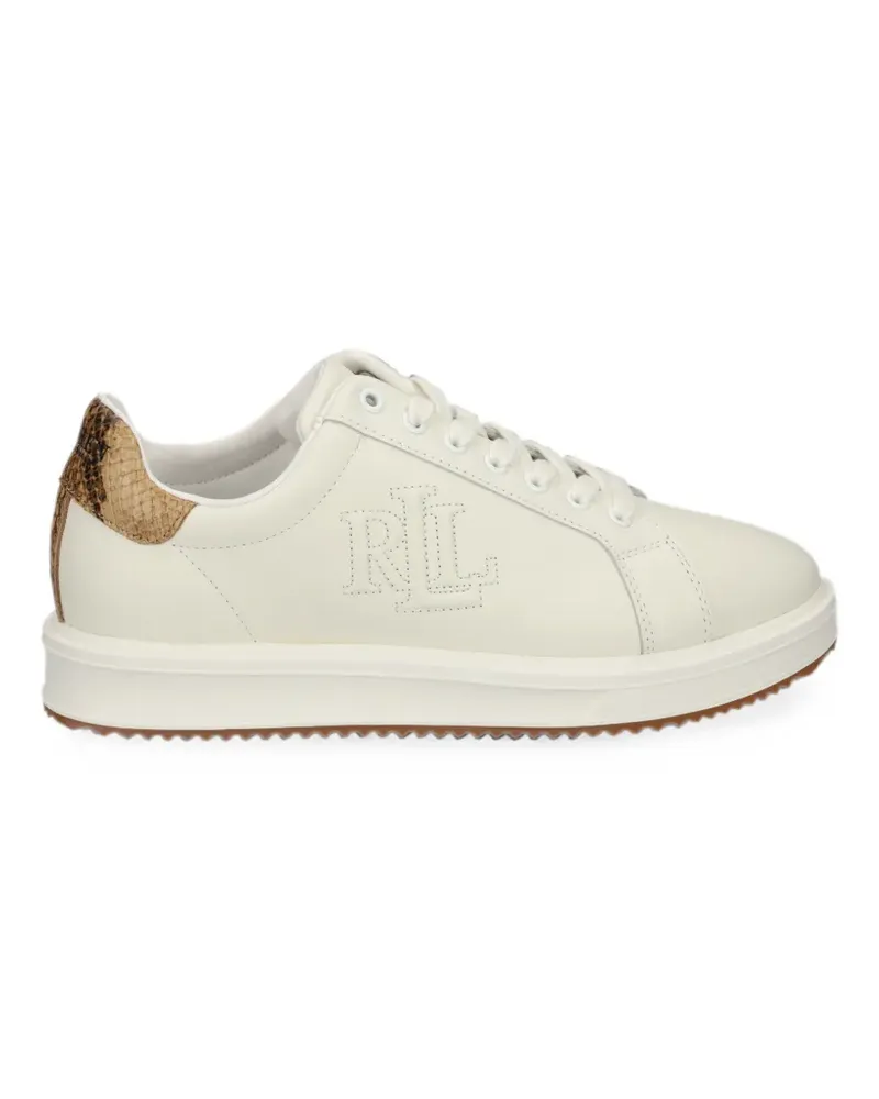Ralph Lauren Ainsley Sneakers mit Schlangen-Effekt - Nude Nude