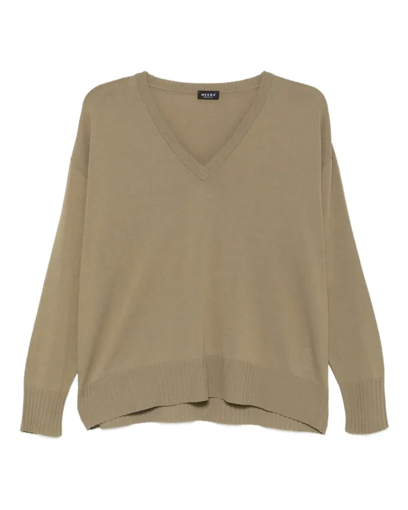 NEERA V-neck T-shirt - Grün Grün