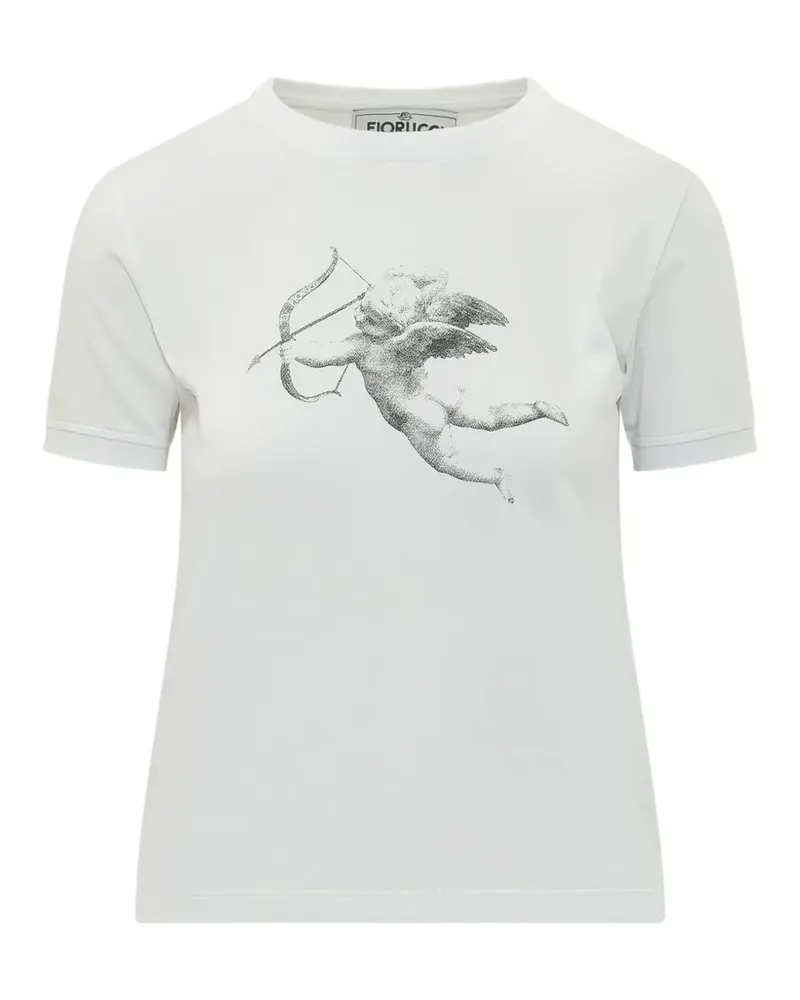 Fiorucci Cupid-print T-shirt - Weiß Weiß