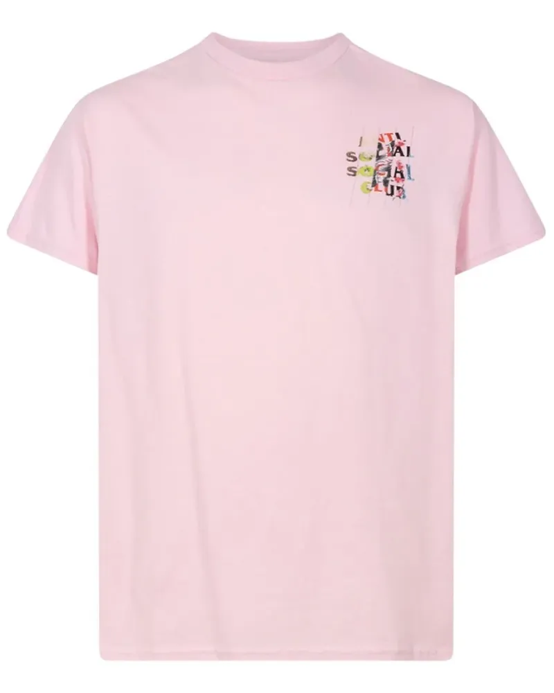 Anti Social Social Club Madness T-Shirt - Rosa Rosa