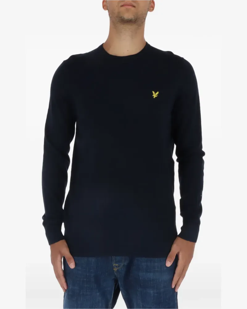 Lyle & Scott Pullover mit rundem Ausschnitt - Blau Blau